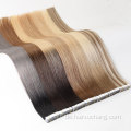 Großhandel brasilianische natürliche Haarerweiterung menschlicher nahtloser Knochen Straight Jungfrau Blond 100% Remy Hair Extension Tape in Anbietern